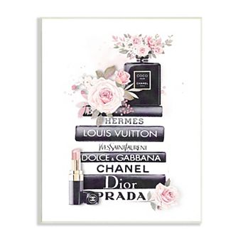 Stupell Home Decor Pink Roses and Fashion Wall Art