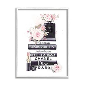 Stupell Home Decor Pink Roses and Fashion Wall Art