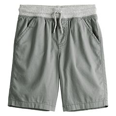 BOYS SIZE 4T JUMPING BEANS CHARCOAL GRAY COTTON CARGO SHORTS NEW #14893 