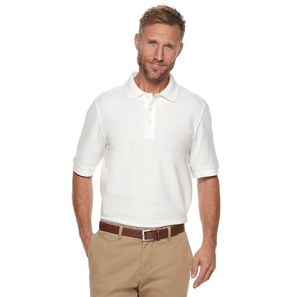 Kohls mens 2025 white polo shirts