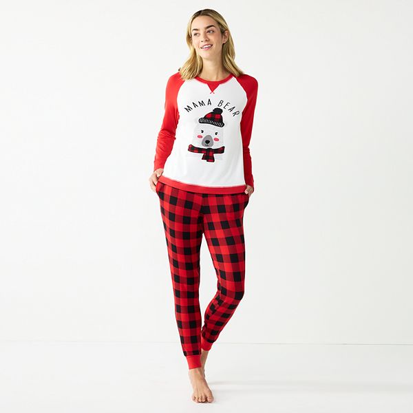 Women's Jammies For Your Families® Beary Cool Mama Bear Pajama