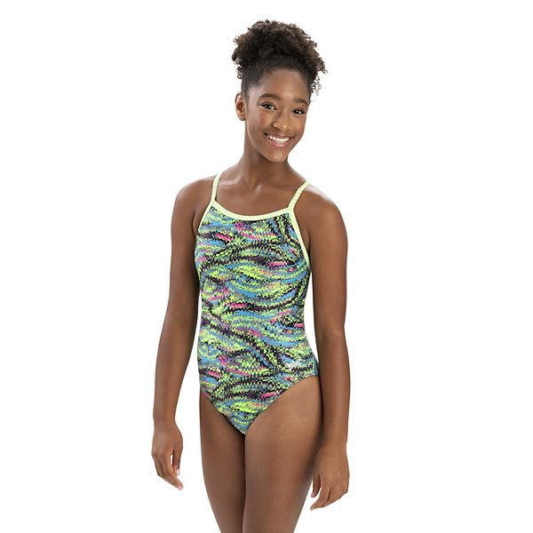 Women's Dolfin Uglies Print UPF 50+ V-2 Back One-Piece Swimsuit