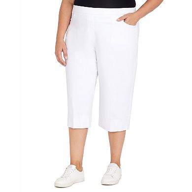 Plus Alfred Dunner Allure Capri Pants