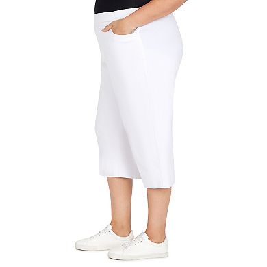 Plus Alfred Dunner Allure Capri Pants