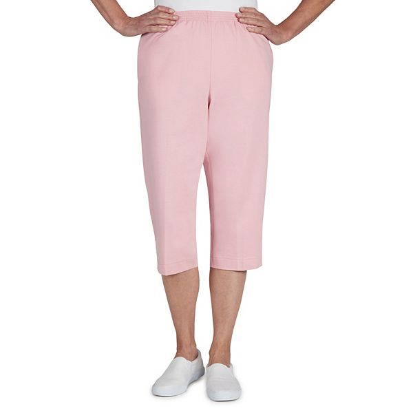 Plus Alfred Dunner French Terry Capri Pants