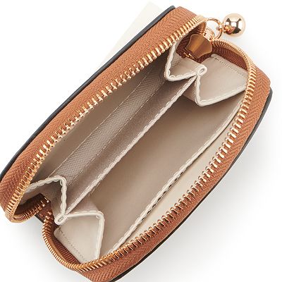 LC Lauren Conrad Scallop RFID Blocking Indexer Wallet