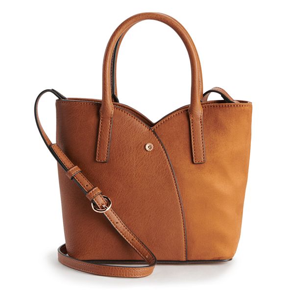 LC Lauren Conrad Solid Brown Crossbody Bag One Size - 59% off