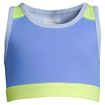 Girls 2-16 Lands' End Active Pattern Sports Bra