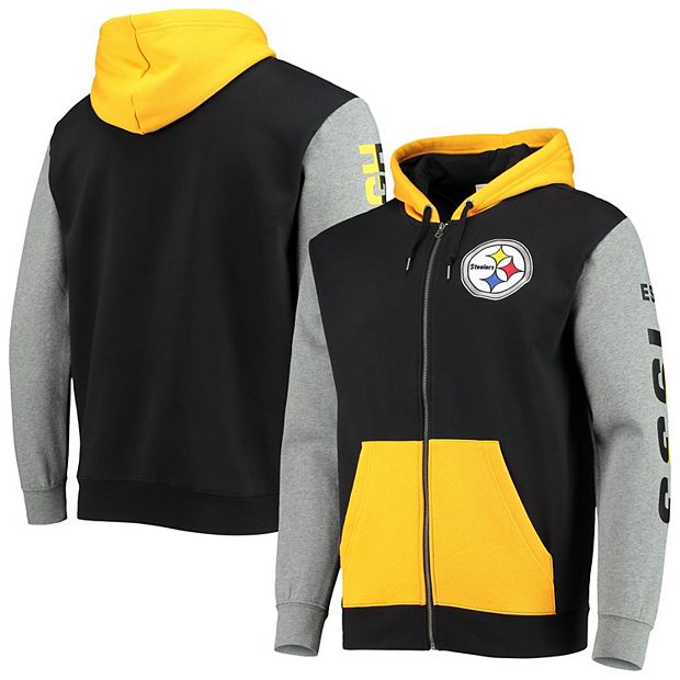 Pittsburgh Steelers Neutral Colour Logo Hoodie - Mens - Big & Tall