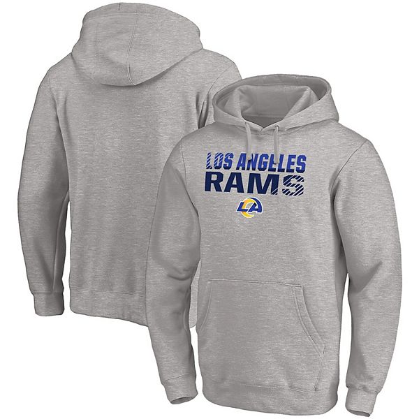 Men's Fanatics Branded Heathered Gray Los Angeles Rams Fade Out ...