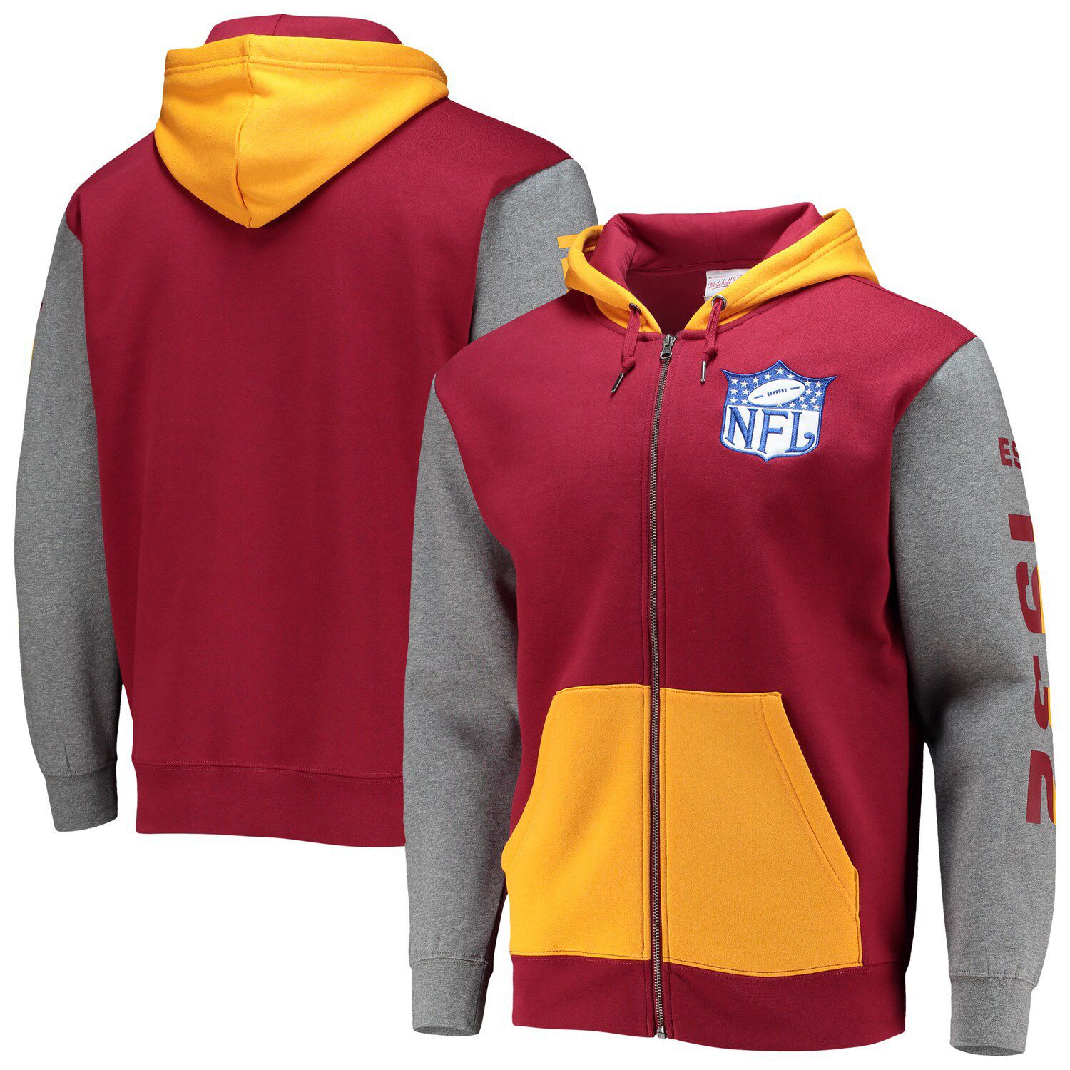 Men's Burgundy Hoodie