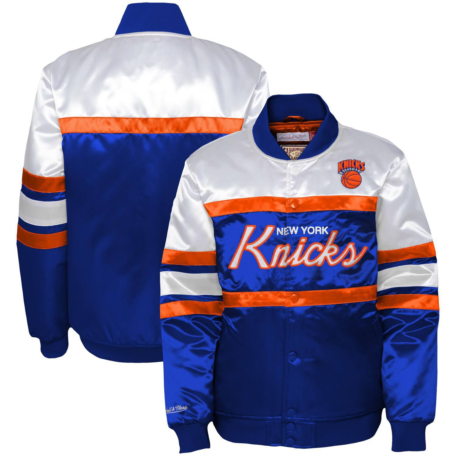 Mitchell & Ness Knicks Big Face 4.0 Satin Jacket