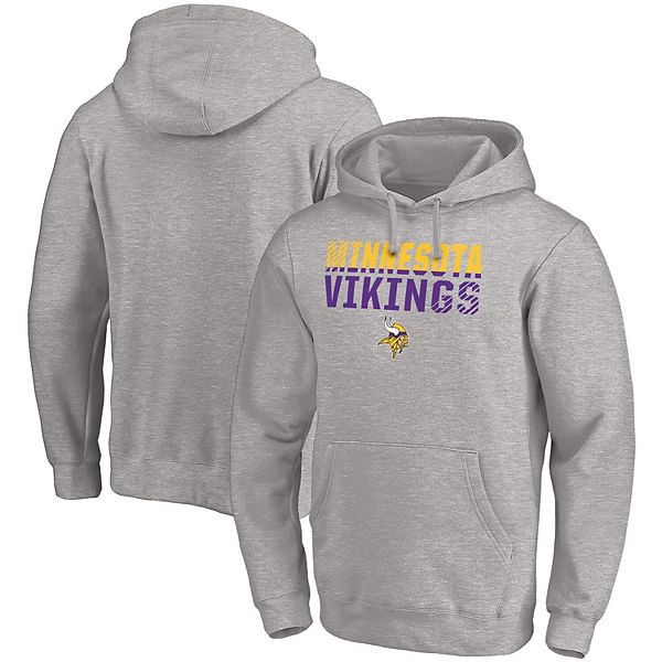 Men's Fanatics Branded Heathered Gray Minnesota Vikings Fade Out