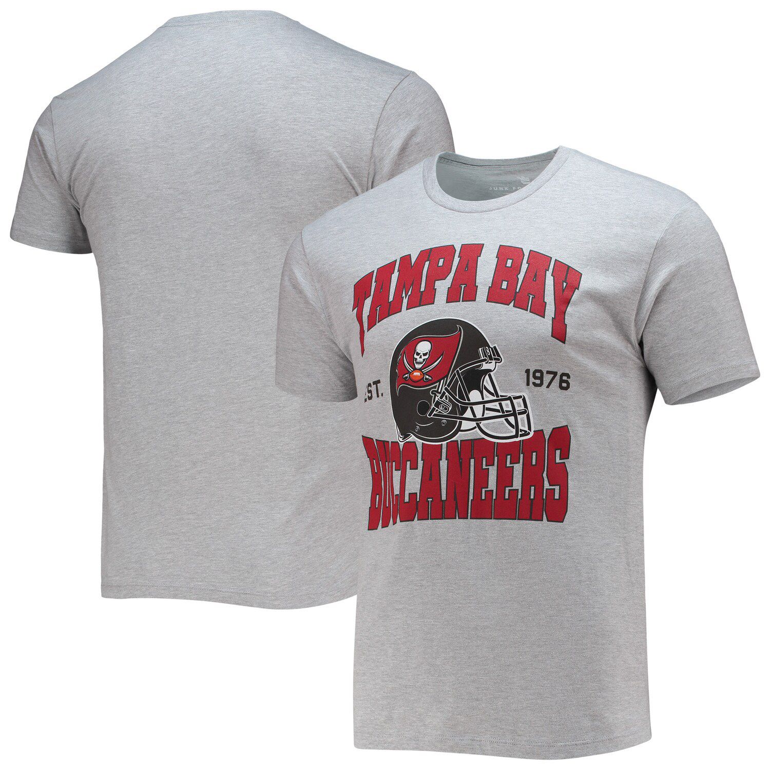 Tampa Bay Buccaneers T Shirt Men Medium Adult Gray NFL Football