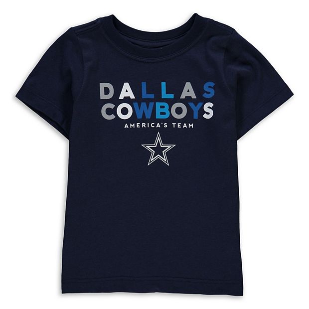 Dallas Cowboys Merchandising Men's Trip Wordmark Grey T-Shirt