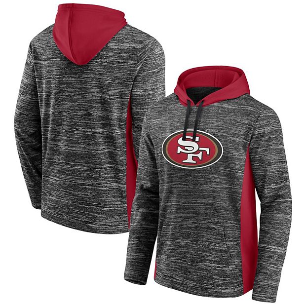 Men's Fanatics Branded Heathered Gray/Scarlet San Francisco 49ers