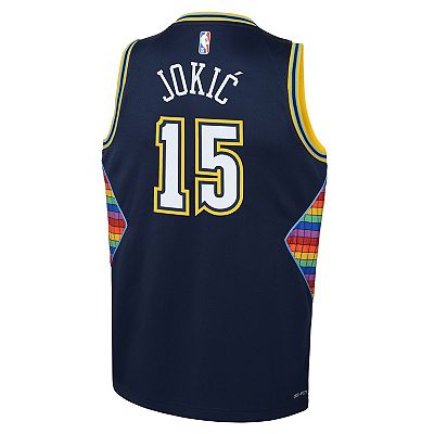 Official Nikola Jokic Denver outlet Nuggets YOUTH Kids Jersey Medium