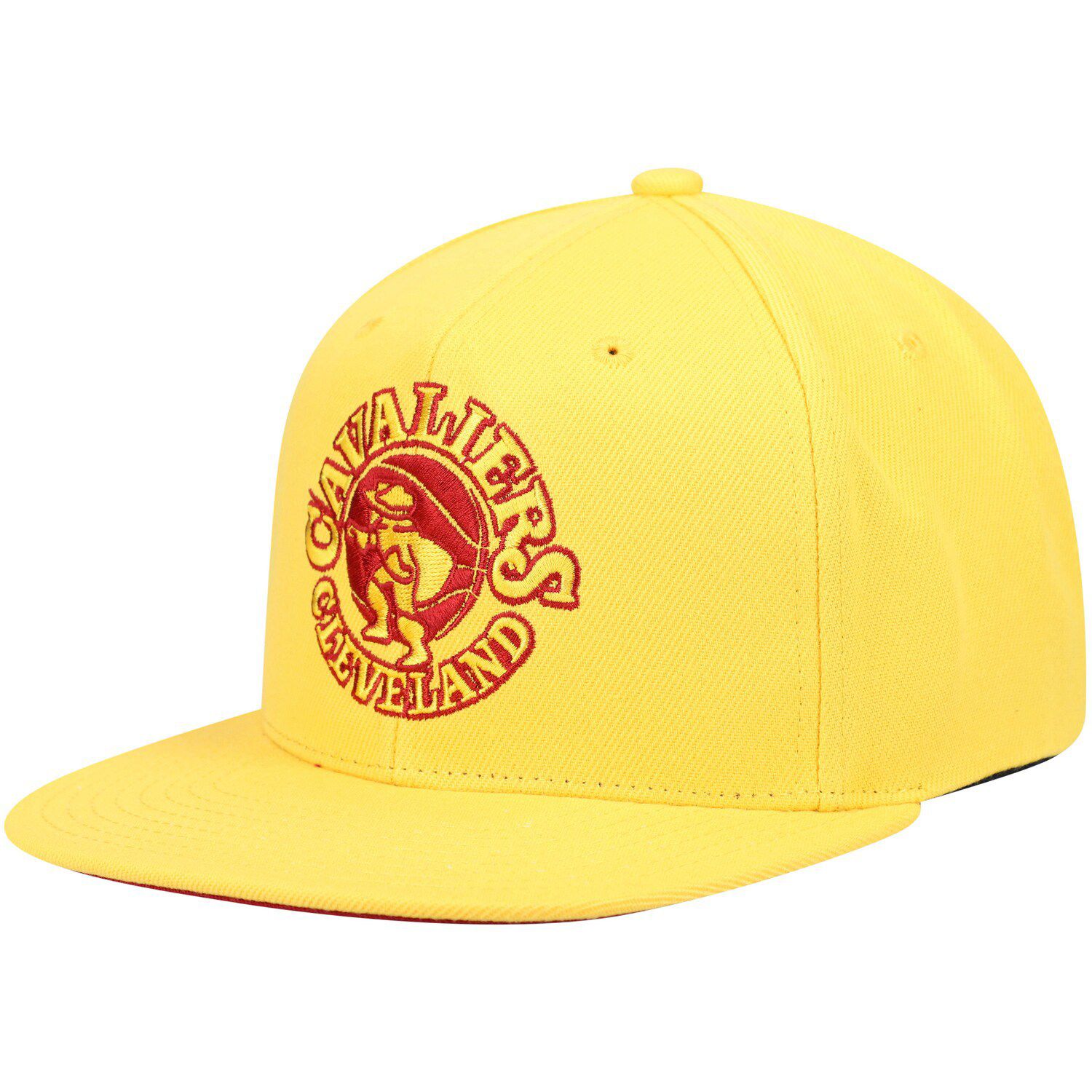 Image for Unbranded Men's Mitchell & Ness Yellow Cleveland Cavaliers Hardwood Classics Tonal Snapback Hat at Kohl's.