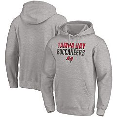 Men's New Era Cream Tampa Bay Buccaneers Sideline Chrome Pullover Hoodie Size: Large