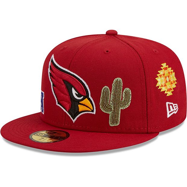 Arizona Cardinals New Era Logo Elements 9FIFTY Snapback Hat - White