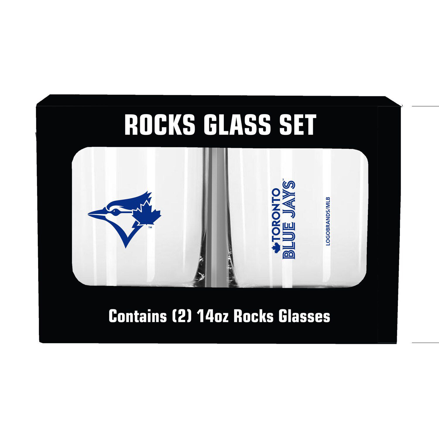 Image for Unbranded Toronto Blue Jays 14oz. Two-Pack Rocks Glass Set at Kohl's.