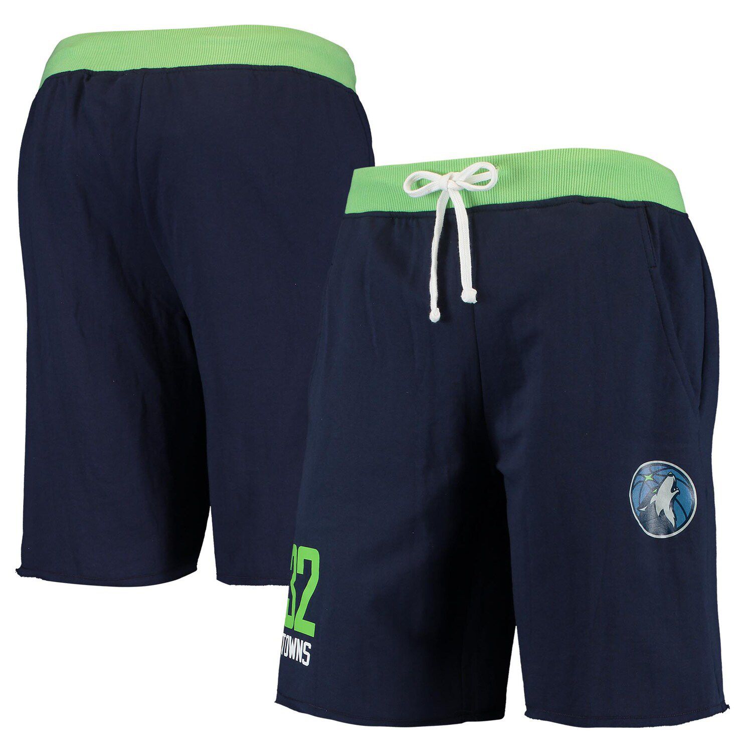 Image for Unbranded Men's Karl-Anthony Towns Navy Minnesota Timberwolves Name & Number French Terry Shorts at Kohl's.