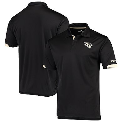 Men's Colosseum Black UCF Knights Santry Lightweight Polo