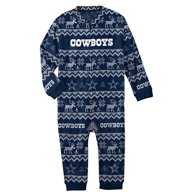 Men's FOCO Navy Dallas Cowboys Ugly Pajama Set