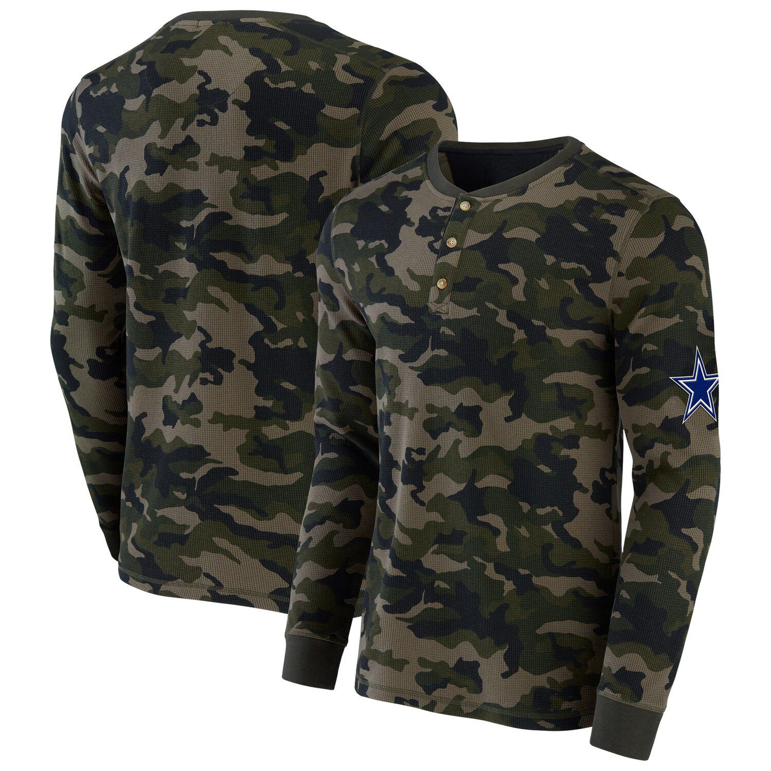 dallas cowboys henley shirt