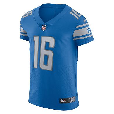 Men's Nike Jared Goff Blue Detroit Lions Vapor Elite Player Jersey