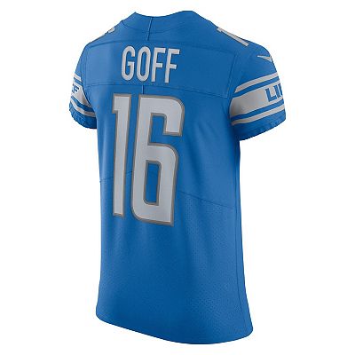 Men s Nike Jared Goff Blue Detroit Lions Vapor Elite Player Jersey