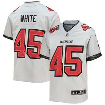 Youth Nike Devin White Gray Tampa Bay Buccaneers Inverted Team Game Jersey