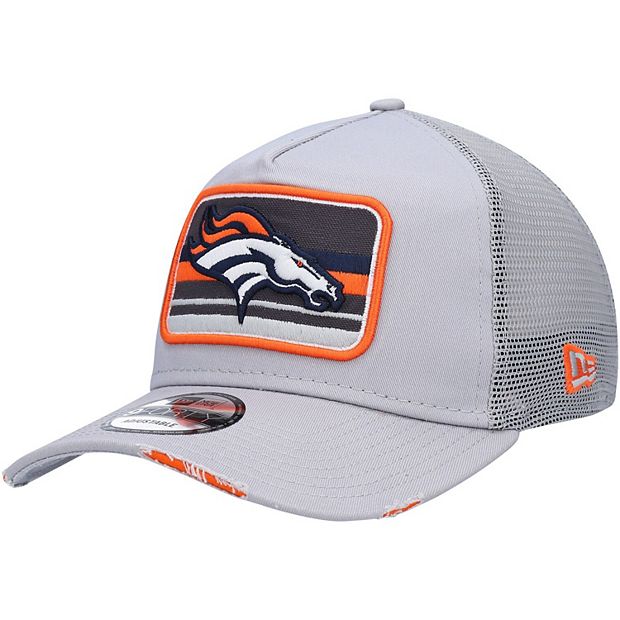 Denver Broncos New Era Flawless Stripe 39THIRTY Flex Hat - Black