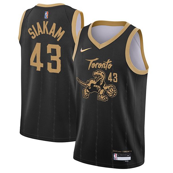  Outerstuff Pascal Siakam Toronto Raptors #43 Youth 8-20 Black  Red Statement Edition Swingman Jersey : Sports & Outdoors