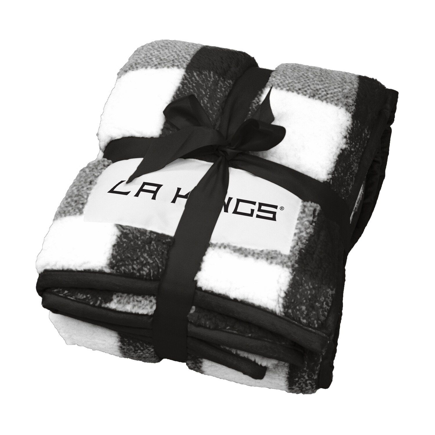 Image for Unbranded Los Angeles Kings 50'' x 60'' Buffalo Check Frosty Fleece Blanket at Kohl's.