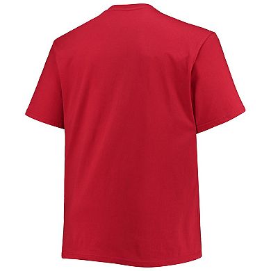 Men's Champion Garnet South Carolina Gamecocks Big & Tall Arch Team Logo T-Shirt