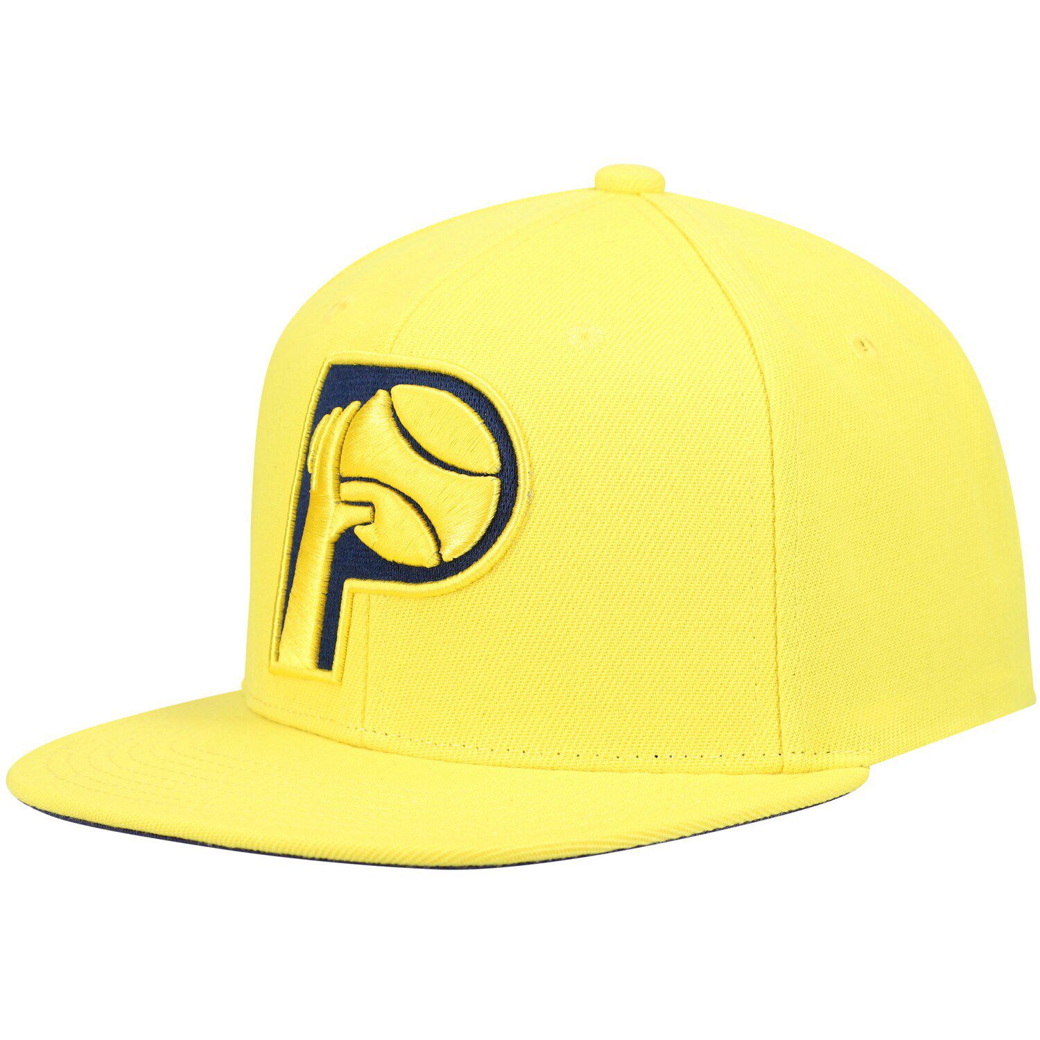 Image for Unbranded Men's Mitchell & Ness Yellow Indiana Pacers Hardwood Classics Tonal Snapback Hat at Kohl's.