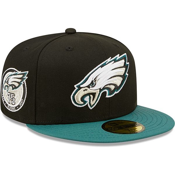 NWT PHILADELPHIA EAGLES RETRO CROWN CATCH CANCER FITTED HAT NEW ERA 59FIFTY  7.5