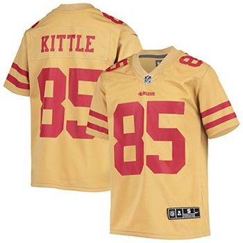 Youth San Francisco 49ers George Kittle Nike Gold Inverted Team Game Jersey