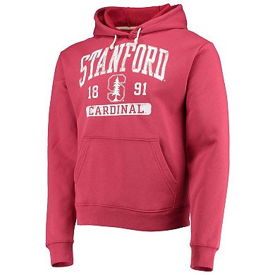 Men's League Collegiate Wear Cardinal Stanford Cardinal Volume Up Essential Fleece Pullover Hoodie