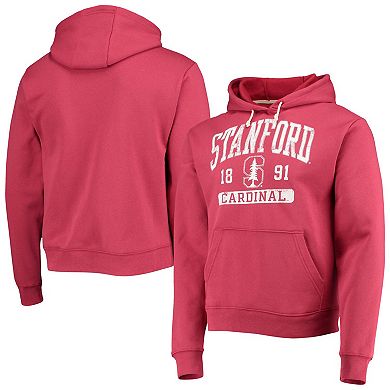 Men's League Collegiate Wear Cardinal Stanford Cardinal Volume Up Essential Fleece Pullover Hoodie