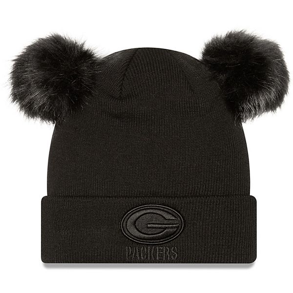 Youth Green Bay Packers Tailgate Cuffed Knit Hat with Pom