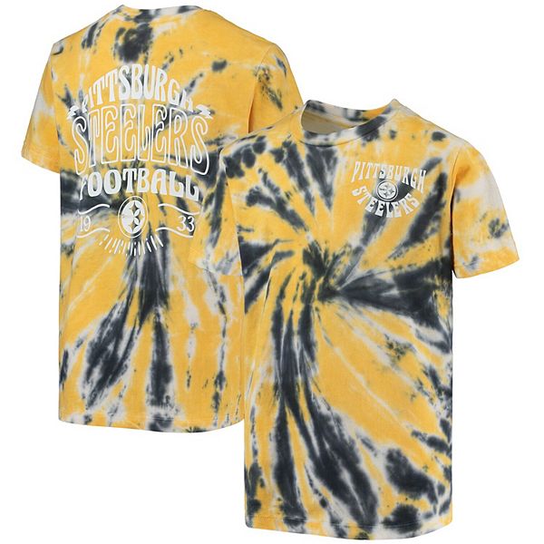 Pittsburgh Steelers Tie Dyed Short Sleeve Tee 