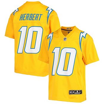 Youth Nike Justin Herbert Navy Los Angeles Chargers Team Game