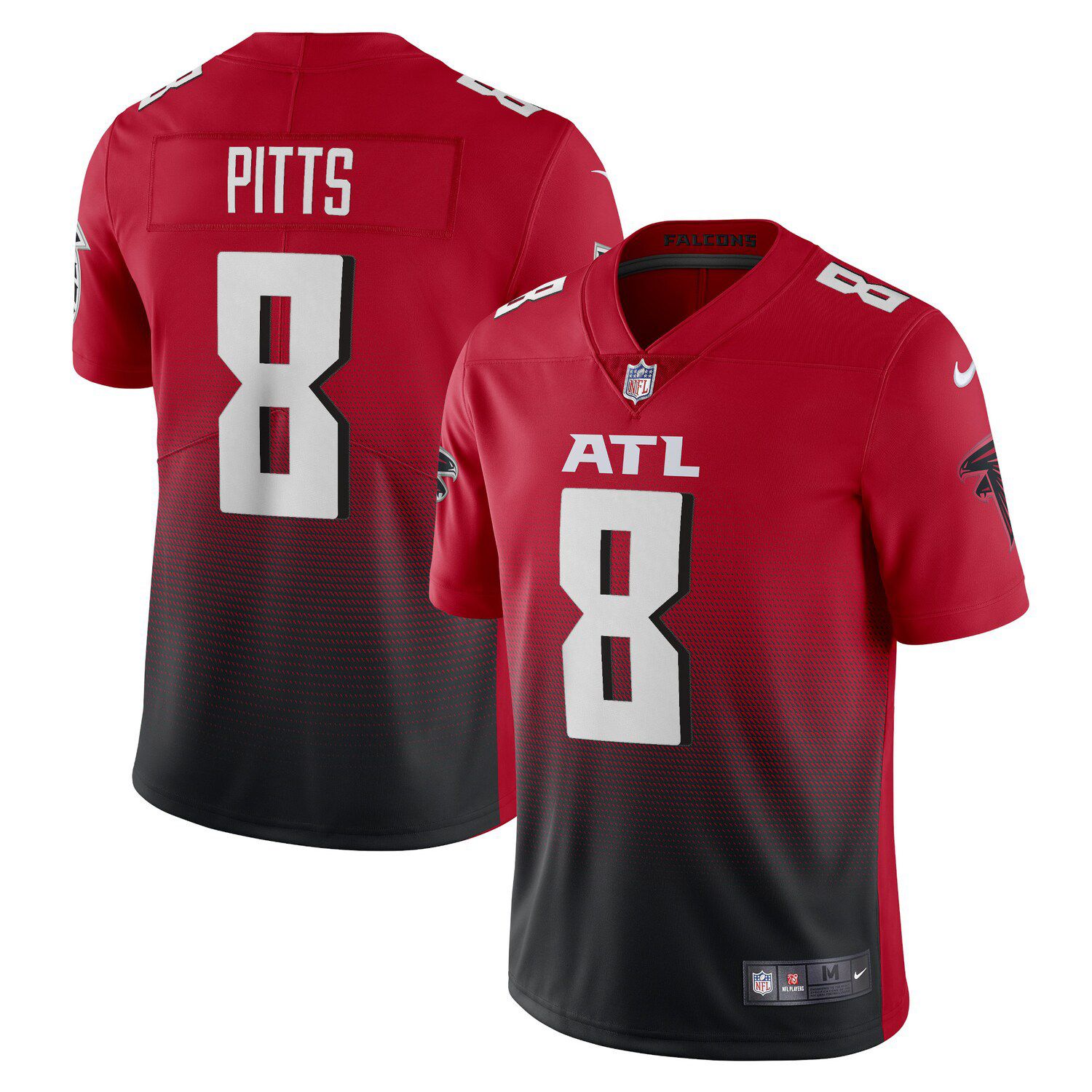 Men's Nike Kyle Pitts Black Atlanta Falcons Vapor F.U.S.E. Limited Jersey Size: Small