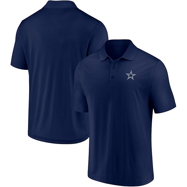 Men's Fanatics Branded Navy/White Dallas Cowboys Solid Two-Pack Polo Set