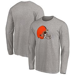 Men's Nike Orange Cleveland Browns Sideline Impact Hoodie Performance Long  Sleeve T-Shirt