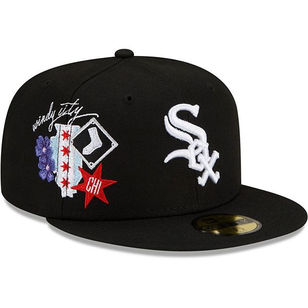 New Era 59FIFTY Chicago White Sox City Cluster Fitted 7 1/2 / Black/Grey