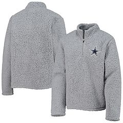 Girls Youth Pink Dallas Cowboys Prime Pullover Hoodie