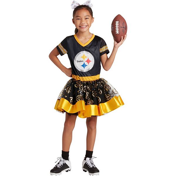 Pittsburgh Steelers Dress, Steelers Cheer Skirt, Dress Jersey